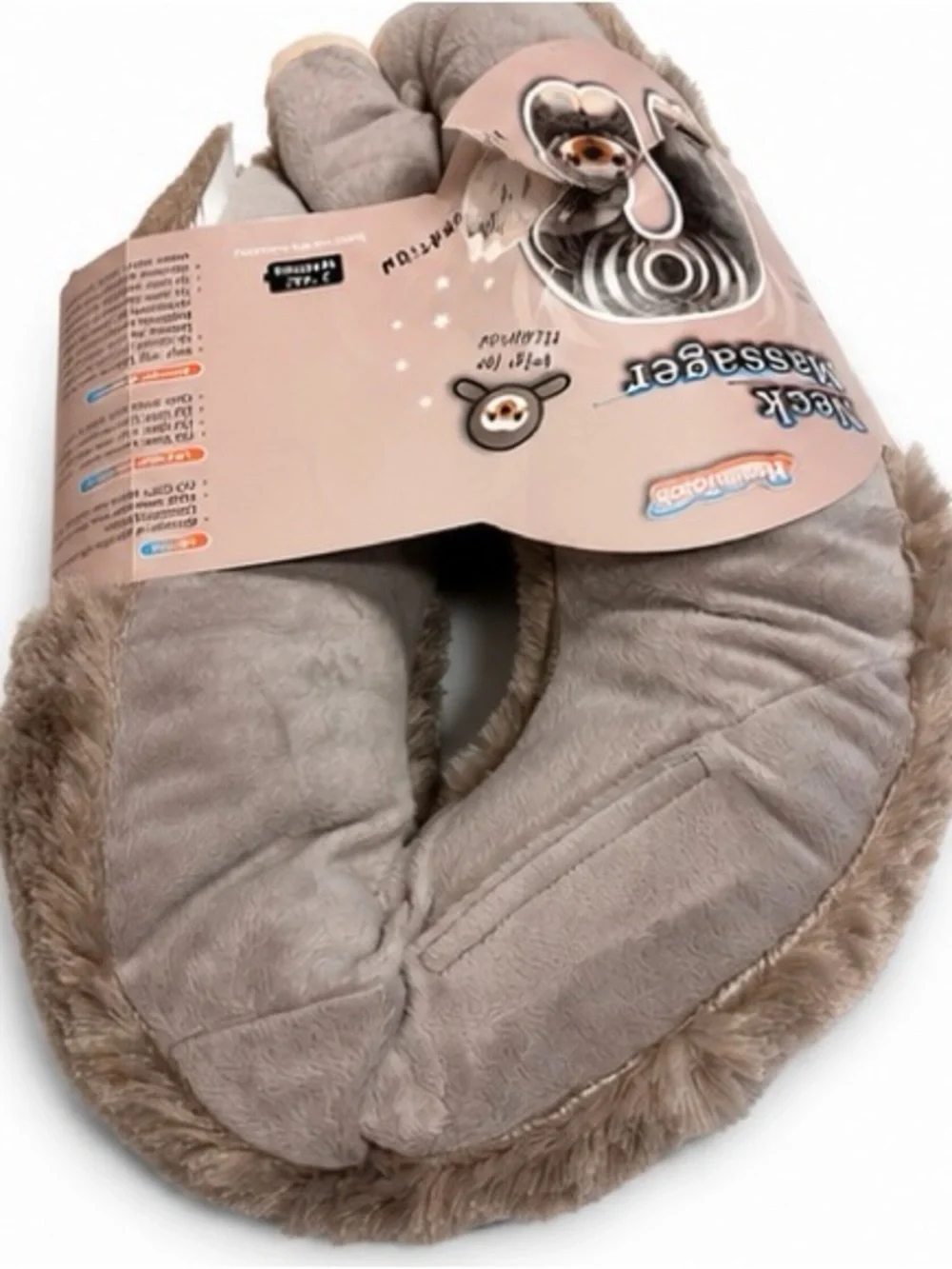 Carter's Plush Sloth Soft Toy in Gray, Brown, Cream with Orange Accent